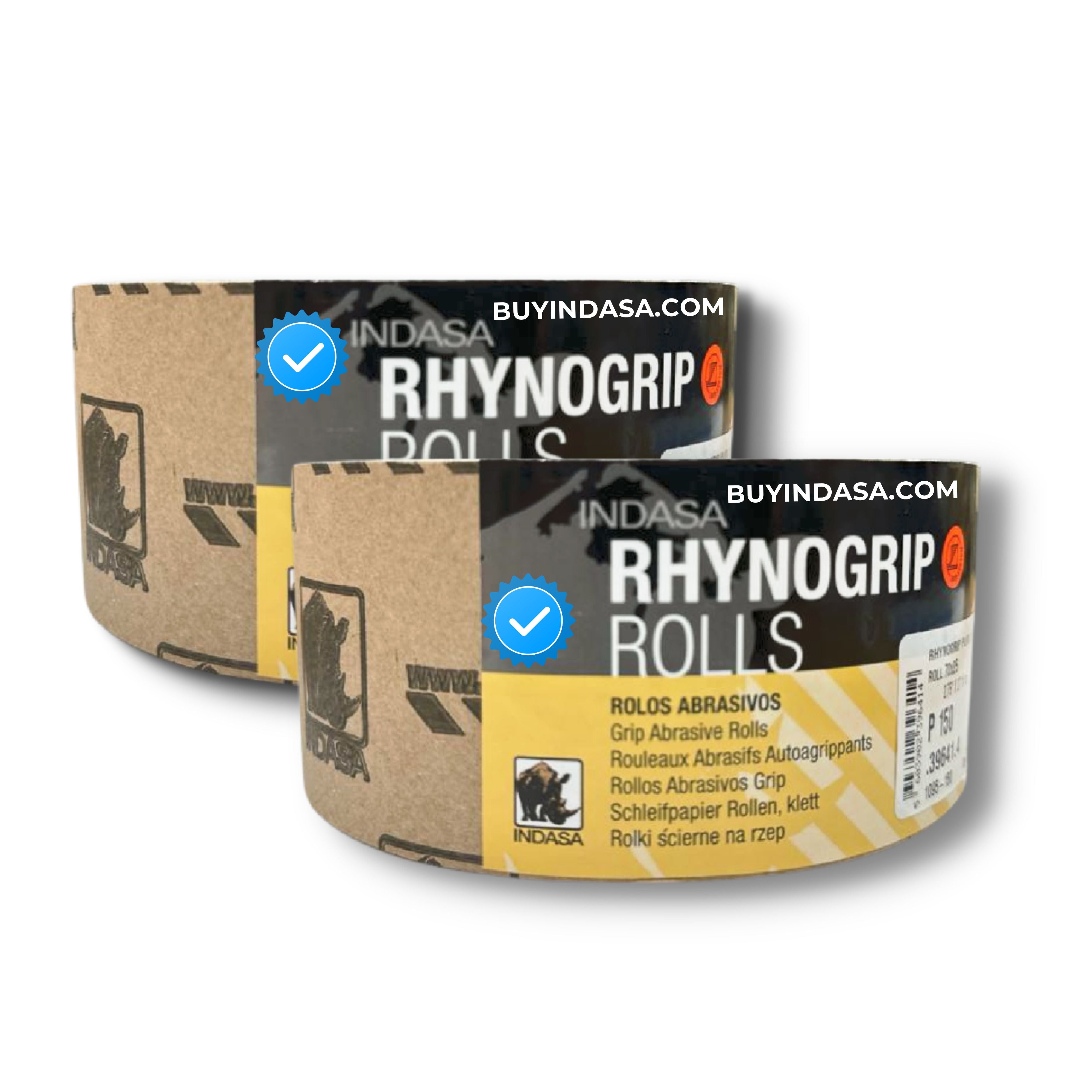 Buy Indasa Rhynogrip Plus Line 2.75" x 27.5 yd Grip Sanding Rolls, 1095 Series 400