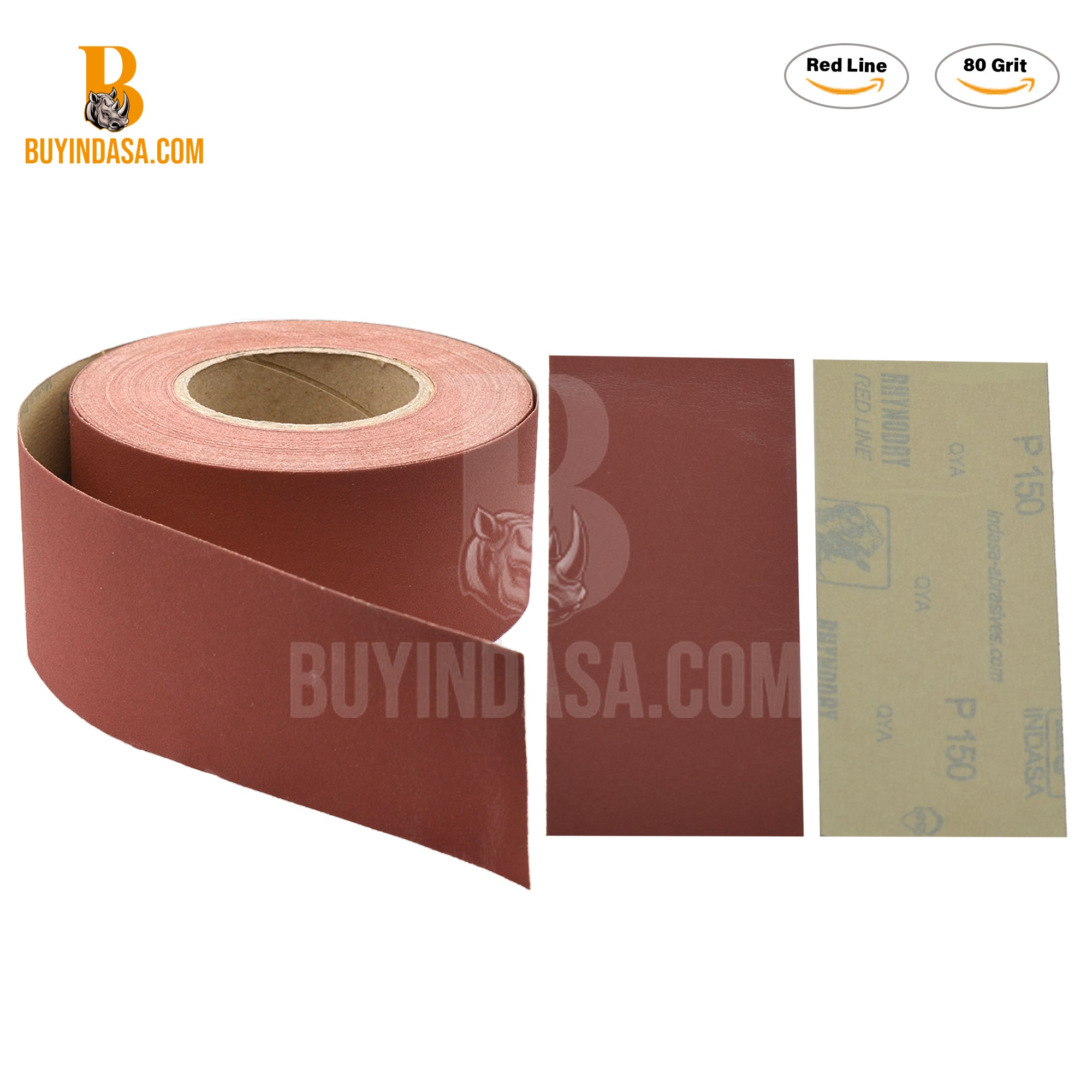 Buy Indasa 2.75" Rhynostick Redline PSA Sanding Rolls, 960 Series