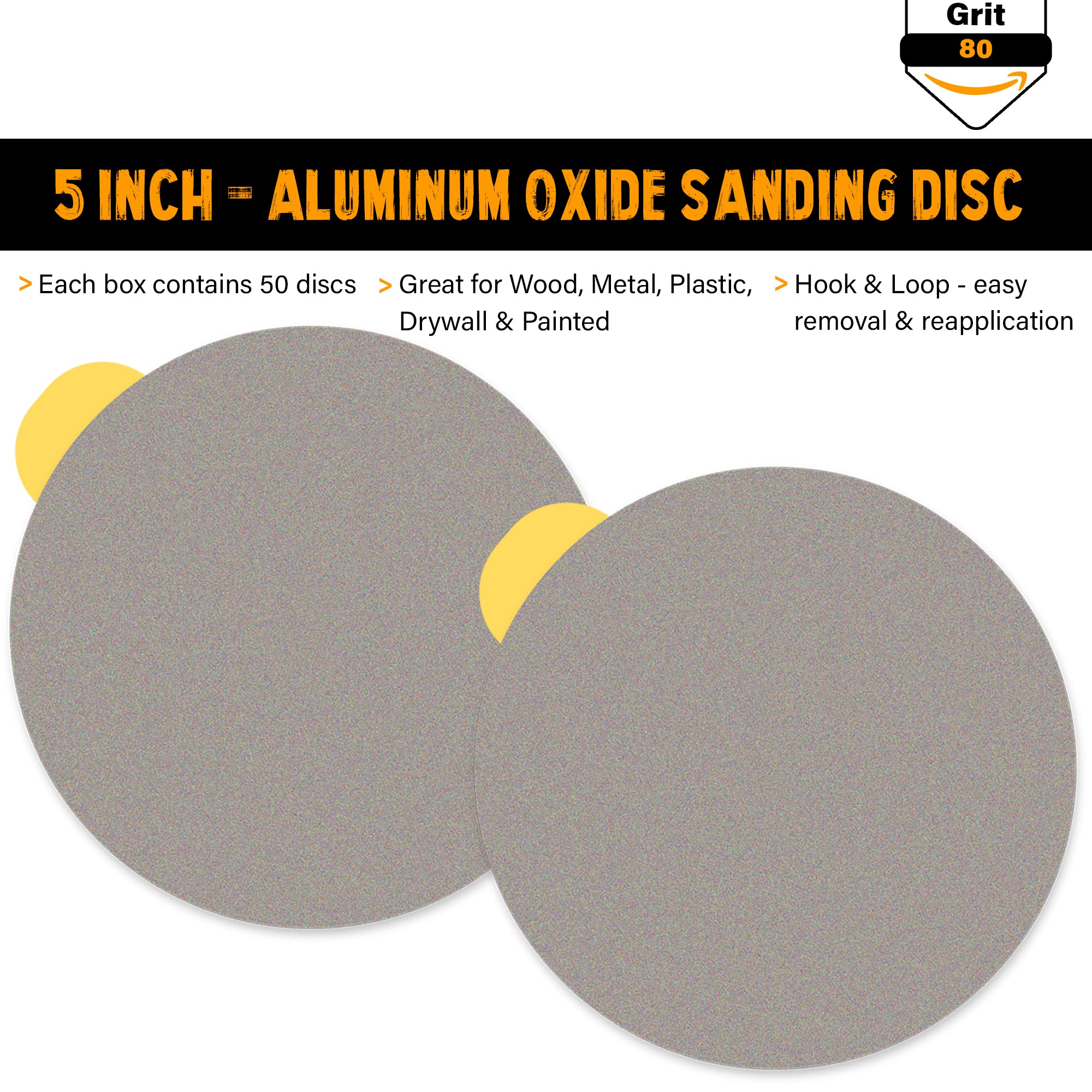 Buy Indasa 5" Plus Line Rhynostick PSA Solid Sanding Discs, (1050 Series)
