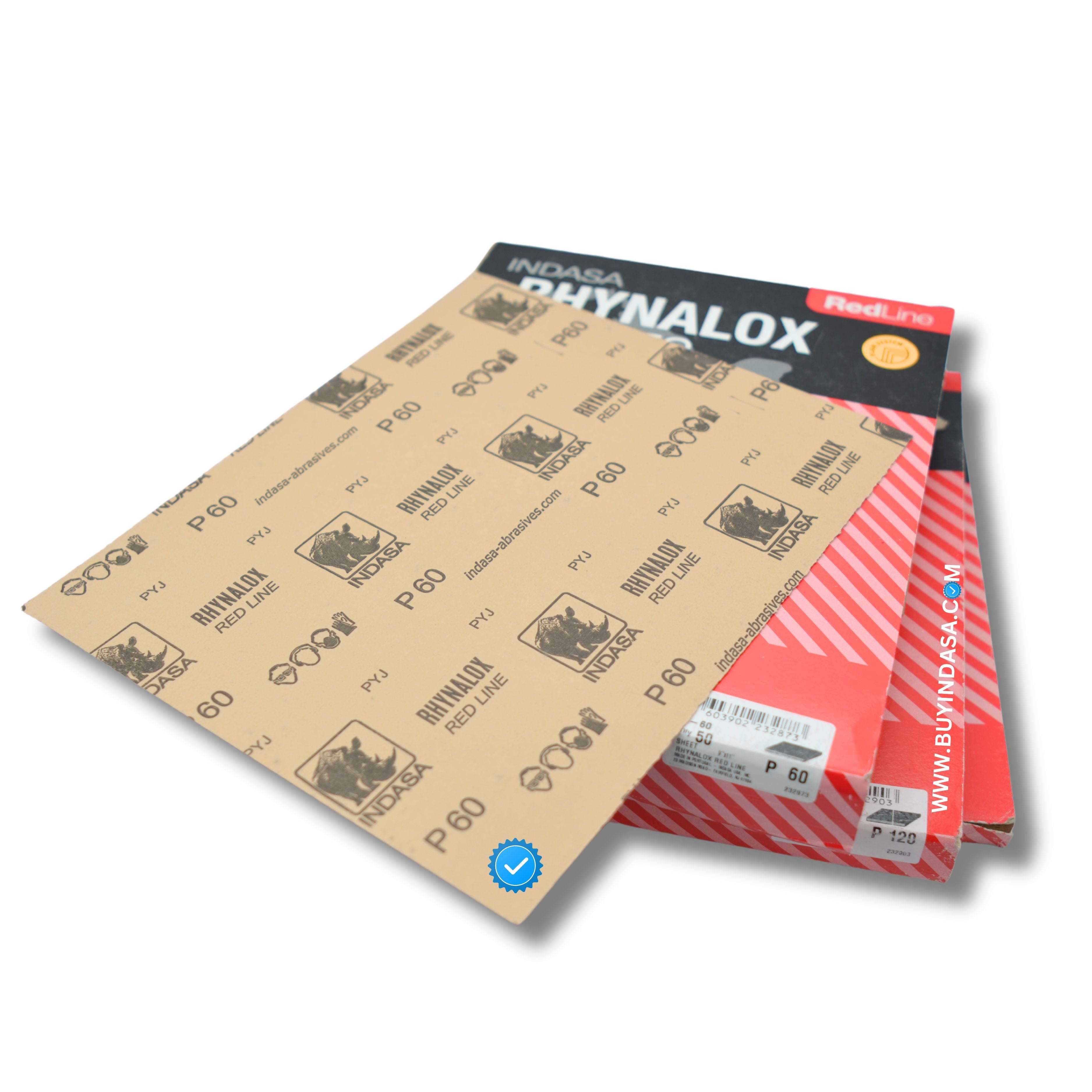 Buy Indasa Red Line Rhynodry Heavy Duty Sanding Sheets, 5 Series 600
