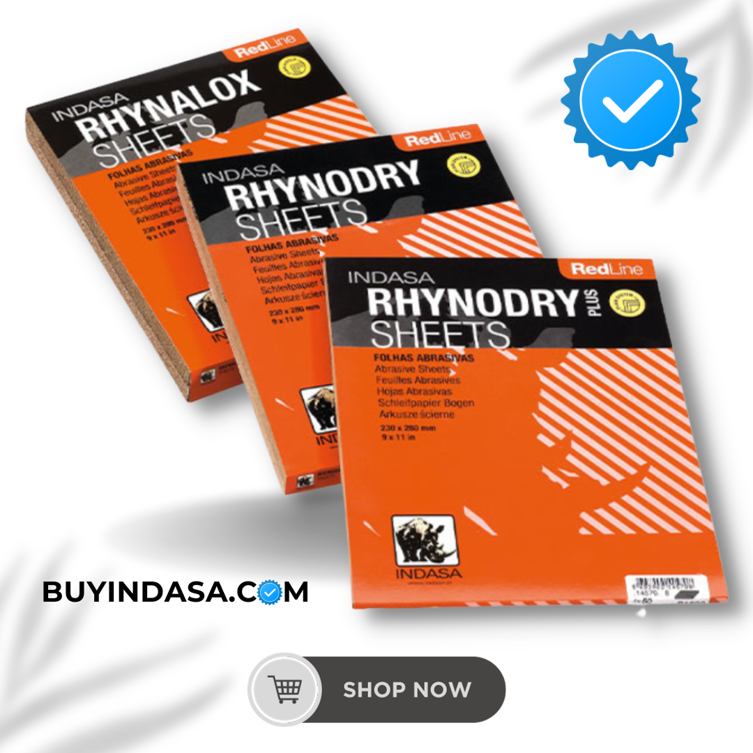 Buy Indasa Red Line Rhynodry Heavy Duty Sanding Sheets, 5 Series