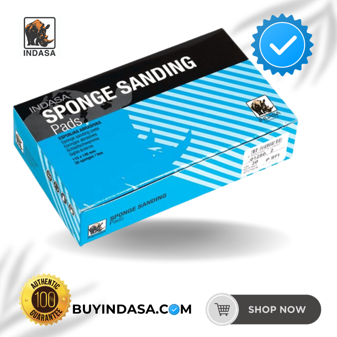 Buy Indasa Rhyno Single Sided Sponge Hand Sanding Pads, 3000 Series