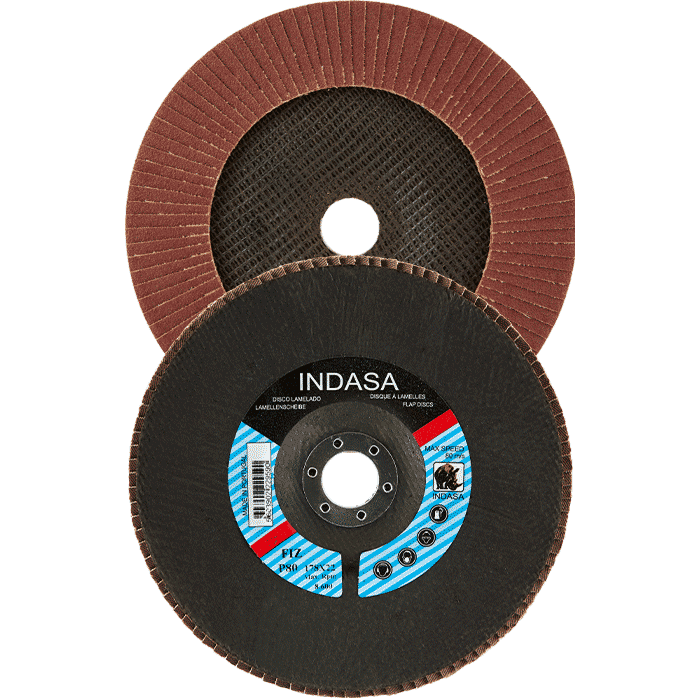 Buy Indasa 4.5" X 7/8" Rhyno Flap Alox DISCS, Fiberglass Hub, Aluminum Oxide, T29 Conical