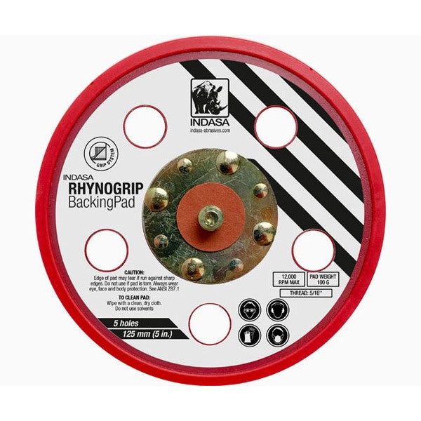 Buy Indasa 5" 5-Hole Grip Backup Pad, 6002-5H