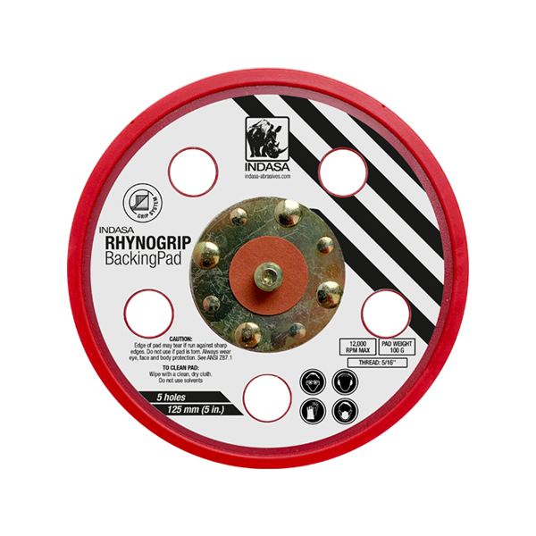 Buy Indasa 5" 5-Hole Grip Backup Pad, 6002-5H