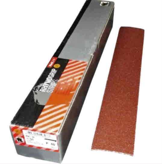 Buy Indasa Rhynogrip 2.75" x 16.5" Red Line Grip Sanding Board Strips, 950 Series