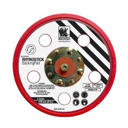 Buy Indasa Rhynostick 5" 5-Hole PSA Backup Pad, 6001-5H