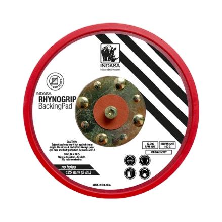 Buy Indasa Rhynogrip 5" Solid Grip Backup Pad, 6002
