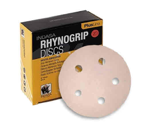 Buy Indasa Rhynogrip PlusLine 5" 5 holes Vacumm Sanding Discs, 1054 Series