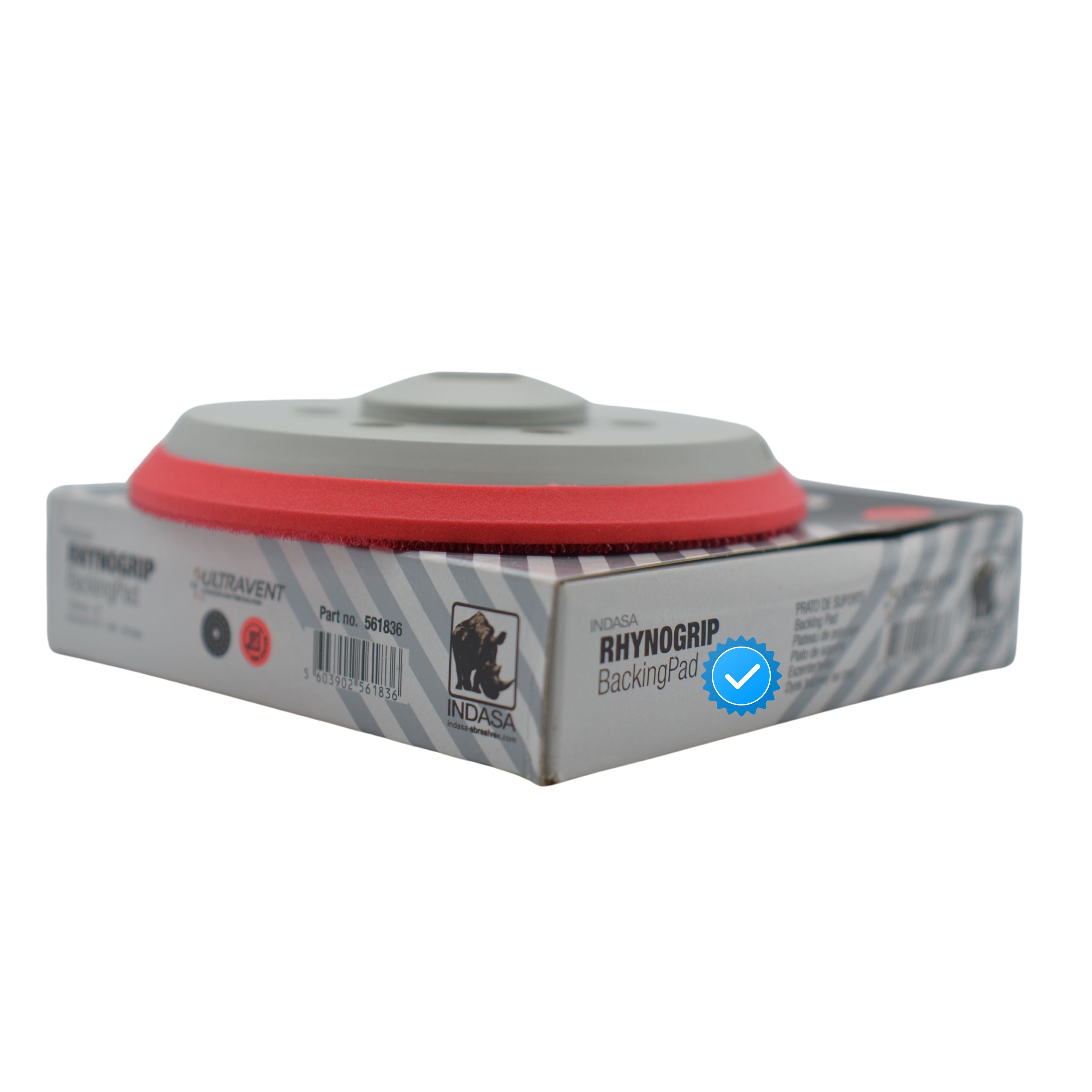 Buy Indasa Rhynogrip 6" Ultravent Multi-Hole Grip High Profile Universal Backup Pad, 561836