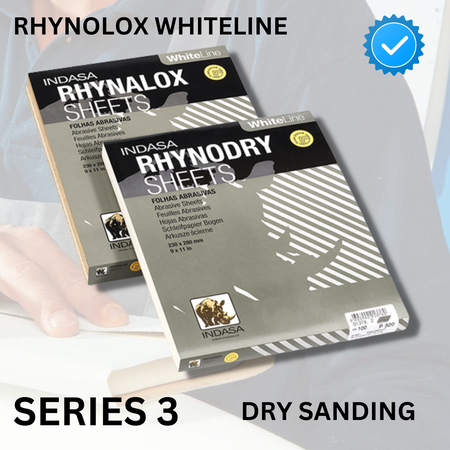 Rhynolox WhiteLine "DRY" Sanding Sheets, Series 3