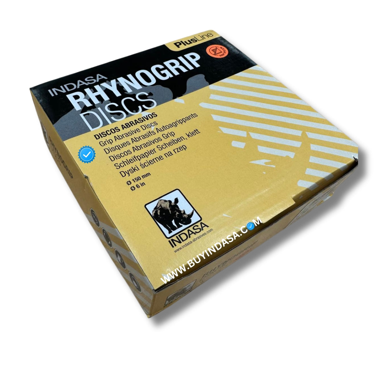 Buy Indasa 6" Rhynogrip Plusline Solid Sanding Discs, 1061 Series
