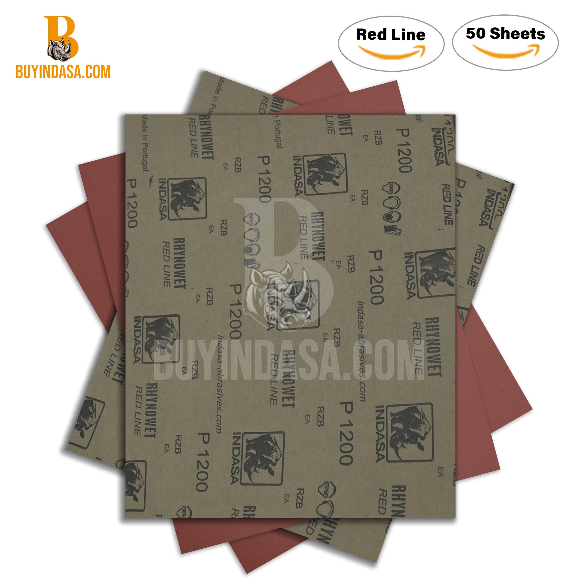 Buy Indasa RedLine Rhynowet Wet & Dry Sanding Sheets, 6 & 7 Series