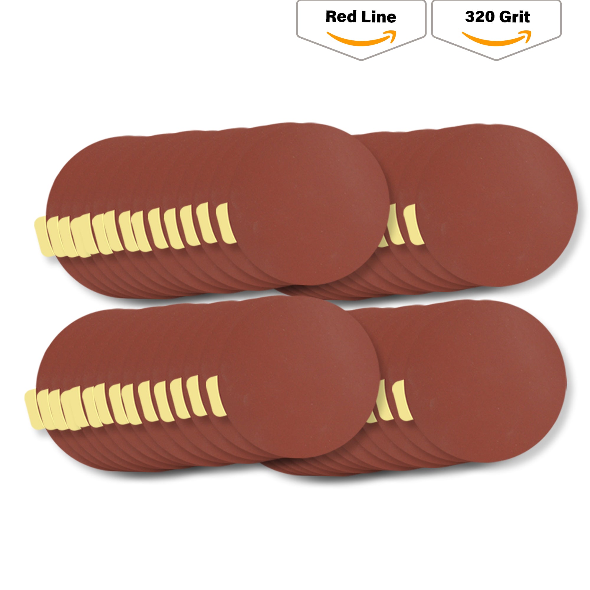 Buy Indasa 5" Rhynostick Redline PSA Solid Sanding Disc, 500 Series 320