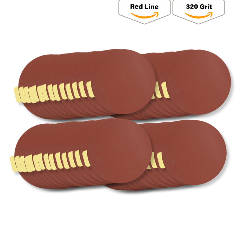 Buy Indasa 5" Rhynostick Redline PSA Solid Sanding Disc, 500 Series 320
