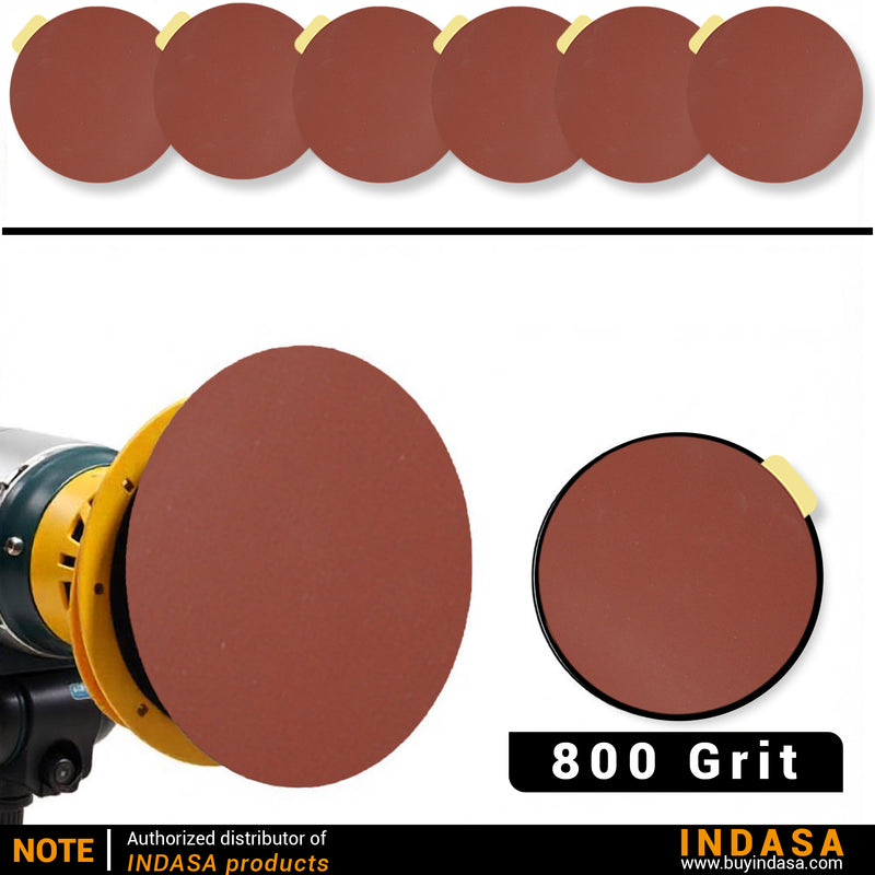 Buy Indasa 5" Rhynostick Redline PSA Solid Sanding Disc, 500 Series 800