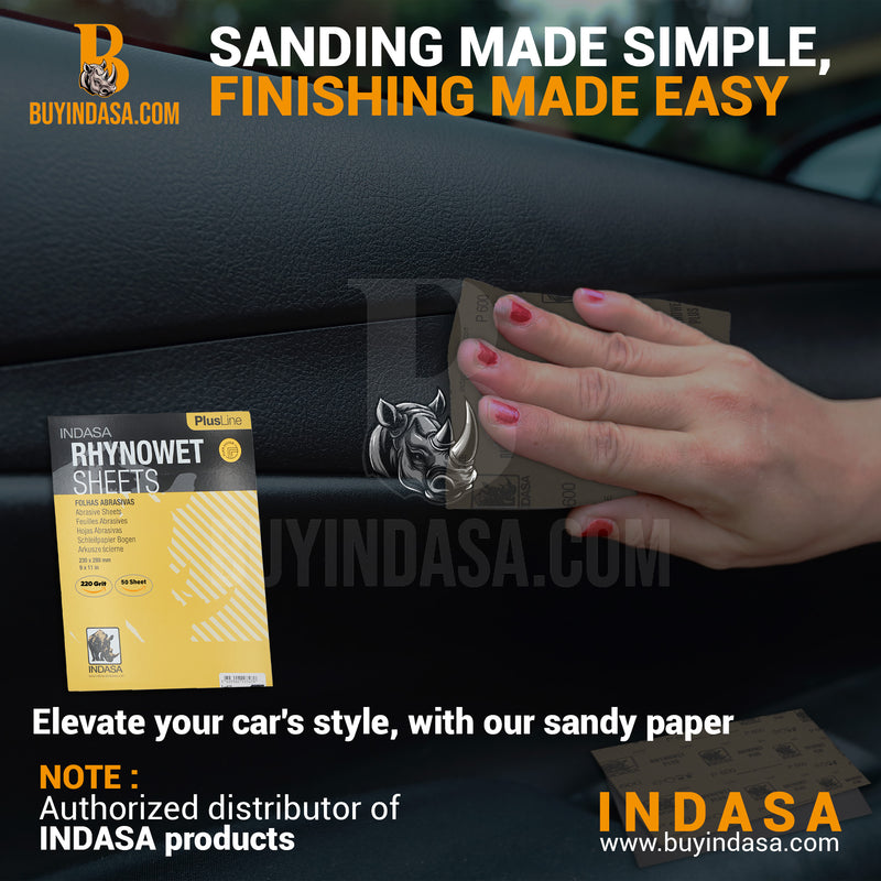 Buy Indasa PlusLine Rhynowet Wet and Dry Sanding Sheets, 1 & 2 Series