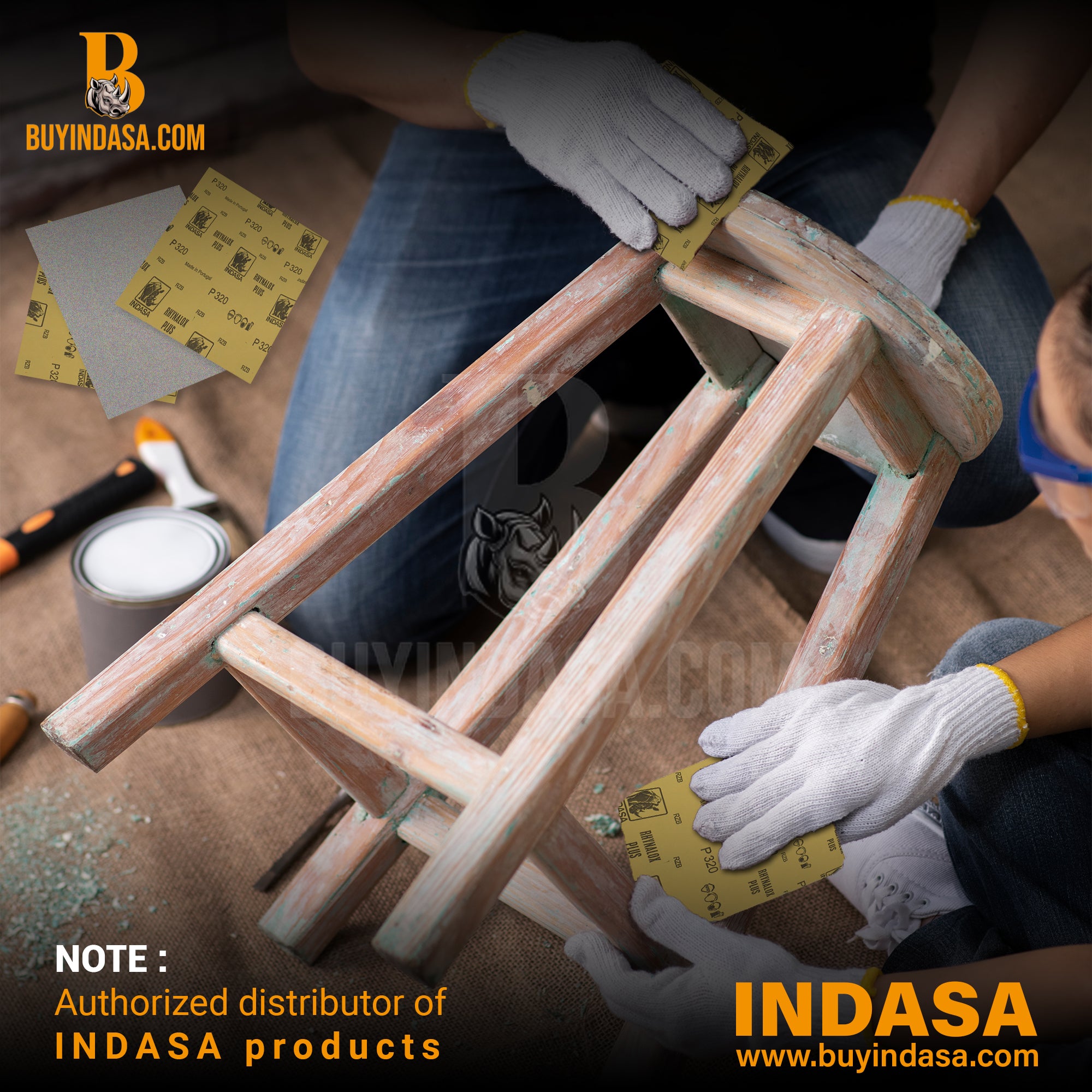 Buy Indasa Plusline Rhynolox Plus "DRY SANDING" Sheets, 3A Series