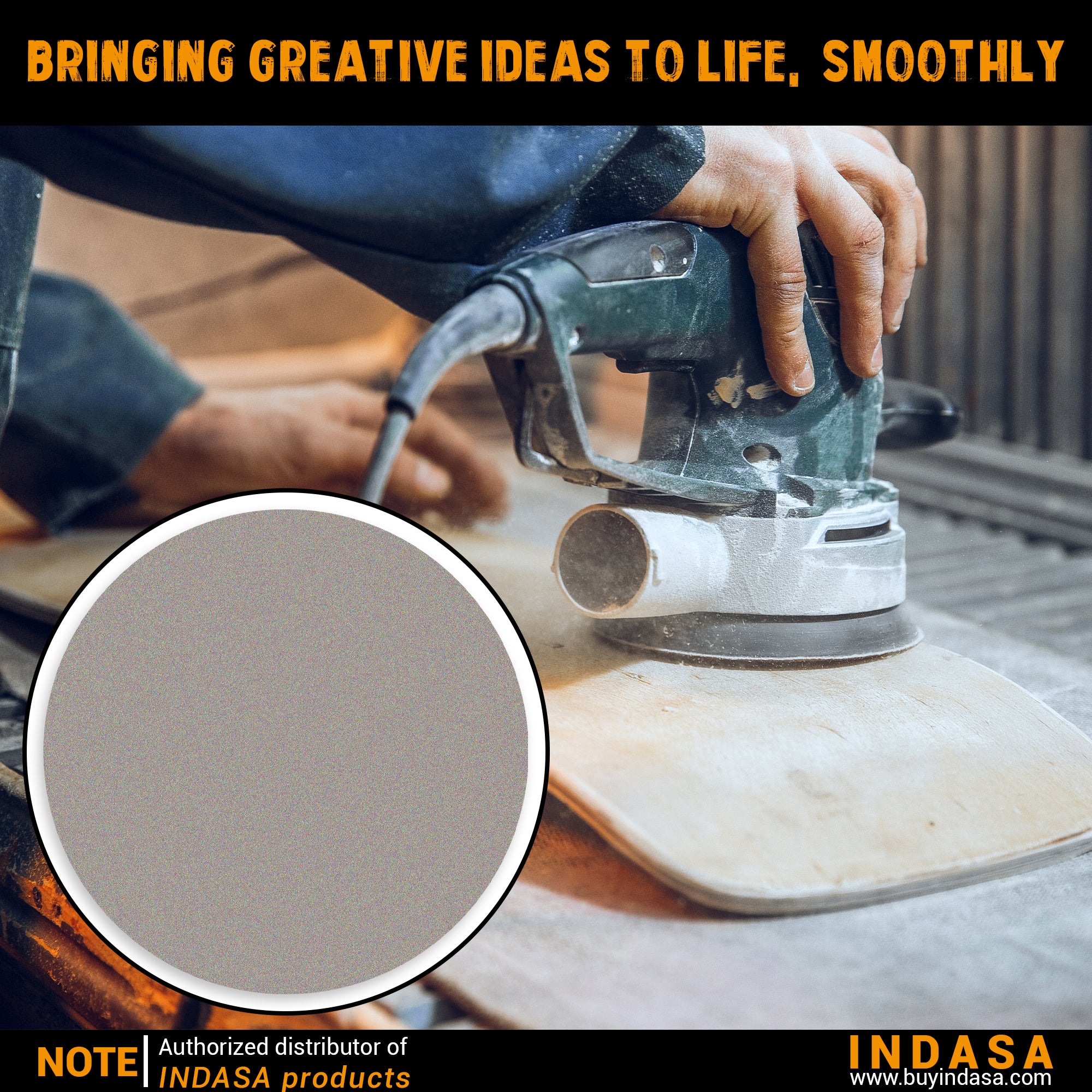 Buy Indasa Rhynogrip PlusLine 5" Solid Sanding Discs, 1052 Series