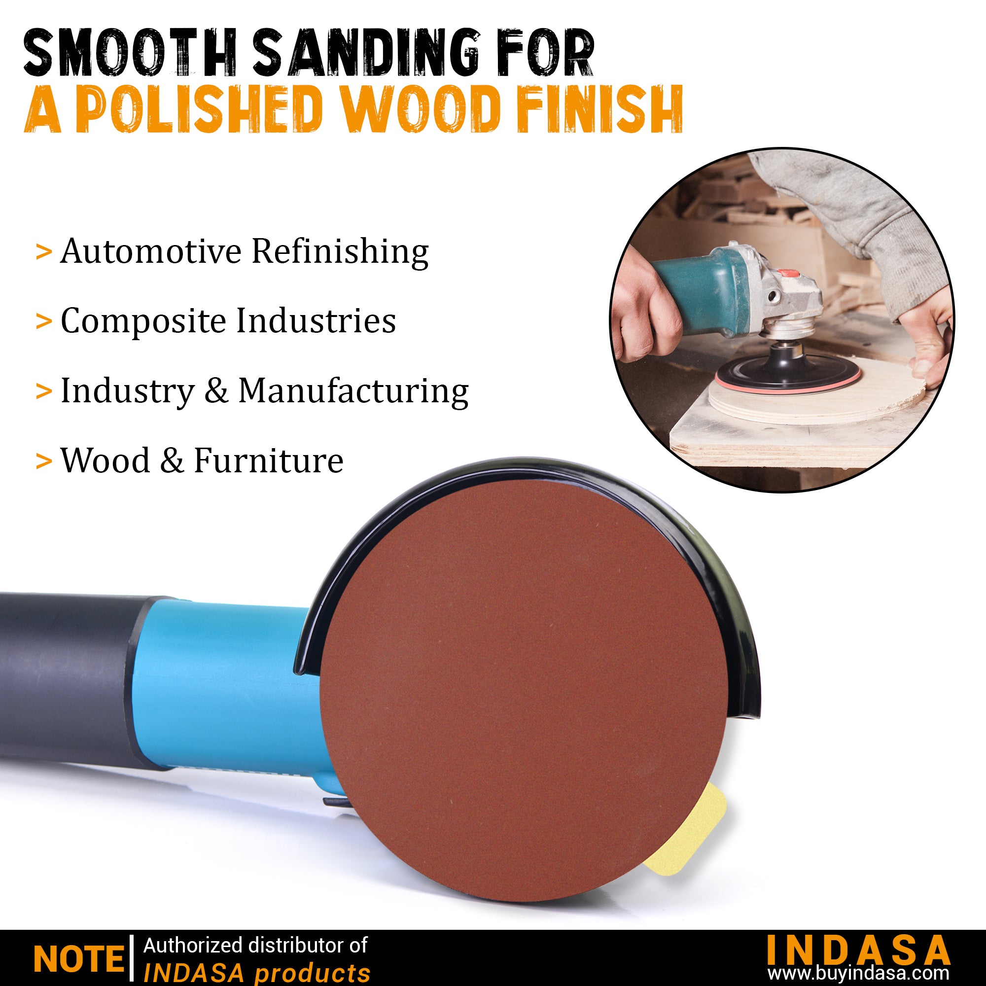 Buy Indasa 6" Rhynostick Red Line Solid Sanding Discs (600 Series)