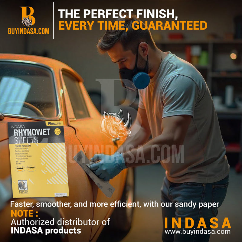 Buy Indasa PlusLine Rhynowet Wet and Dry Sanding Sheets, 1 & 2 Series