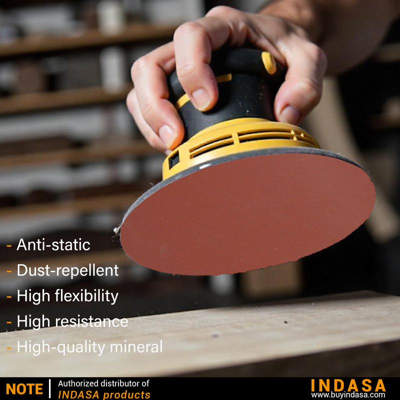 Buy Indasa 5" Rhynostick Redline PSA Solid Sanding Disc, 500 Series