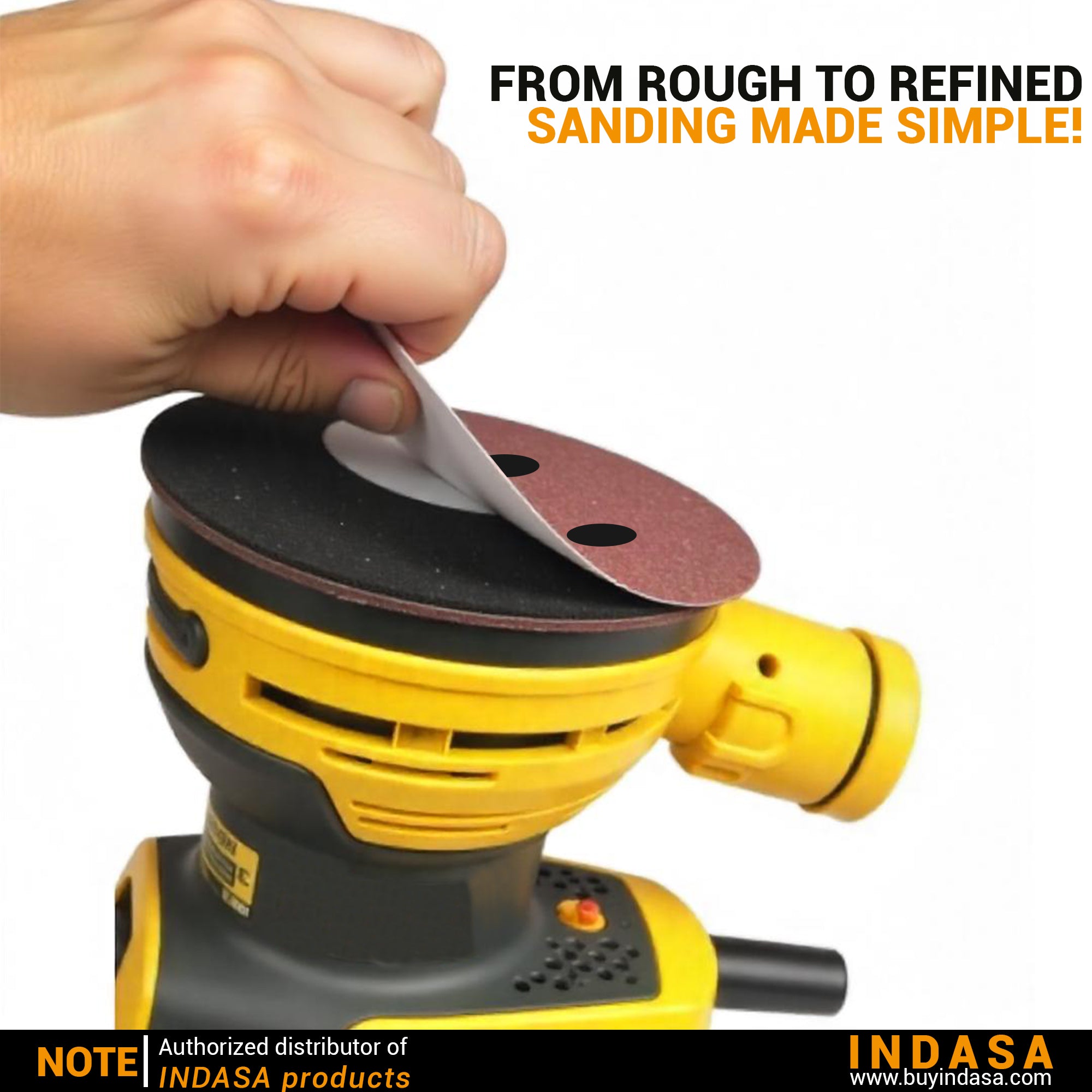 Buy Indasa 5" Rhynogrip Red Line 5-Hole Vacuum Sanding Discs, 520 Series