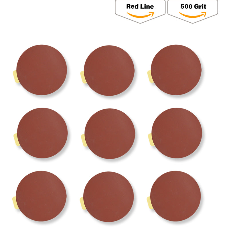 Buy Indasa 5" Rhynostick Redline PSA Solid Sanding Disc, 500 Series 500