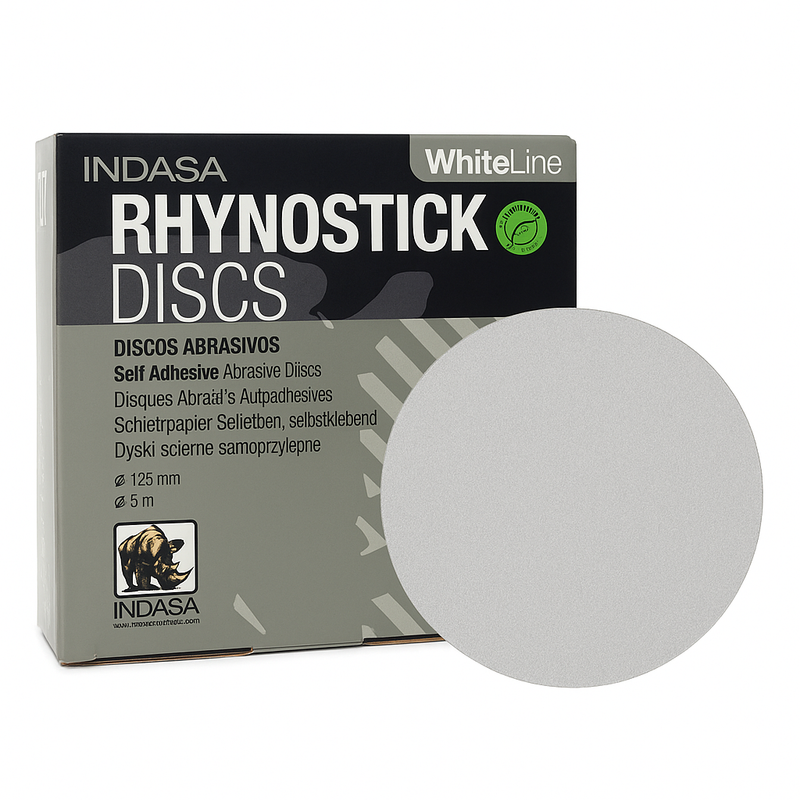 Buy Indasa 5" Rhynostick White Line PSA Sanding Discs, 50 Series