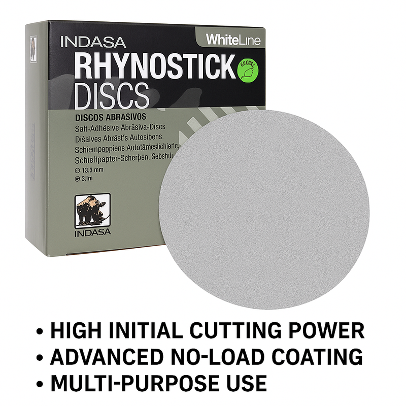 Buy Indasa 5" Rhynostick White Line PSA Sanding Discs, 50 Series