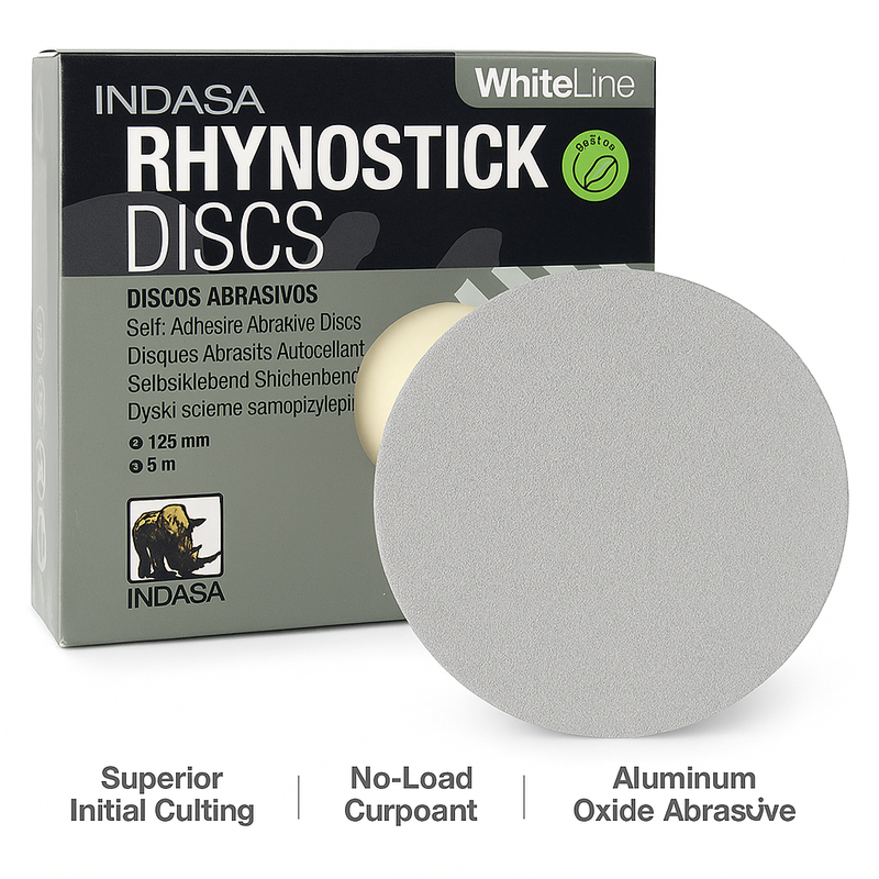 Buy Indasa 5" Rhynostick White Line PSA Sanding Discs, 50 Series