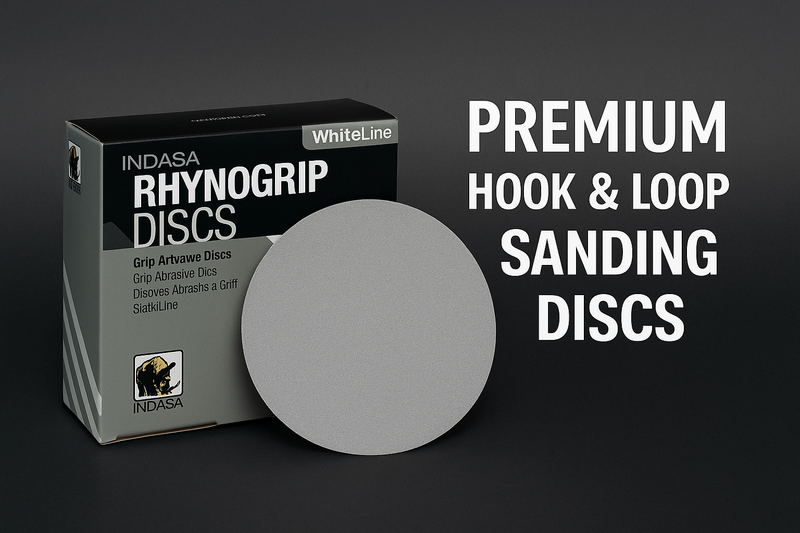 Buy Indasa 5" Rhynogrip Whiteline Solid Sanding Discs (Hook & Loop), 52 Series