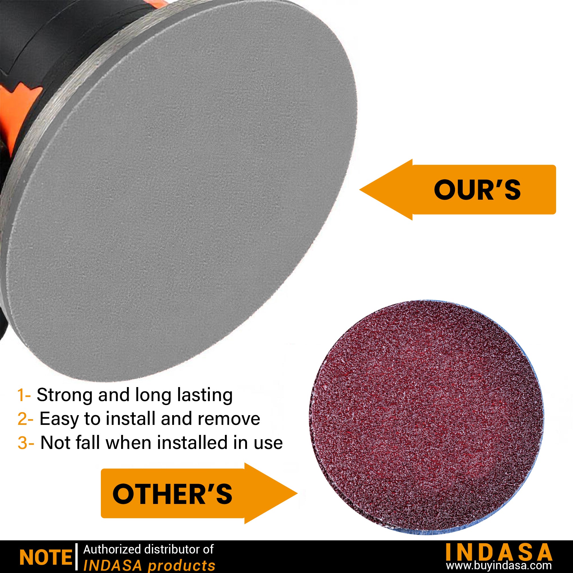 Buy Indasa Rhynogrip PlusLine 5" Solid Sanding Discs, 1052 Series