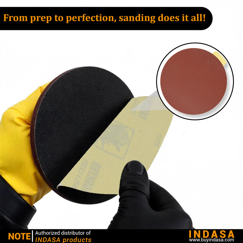 Buy Indasa 6" Rhynostick Red Line Solid Sanding Discs (600 Series)