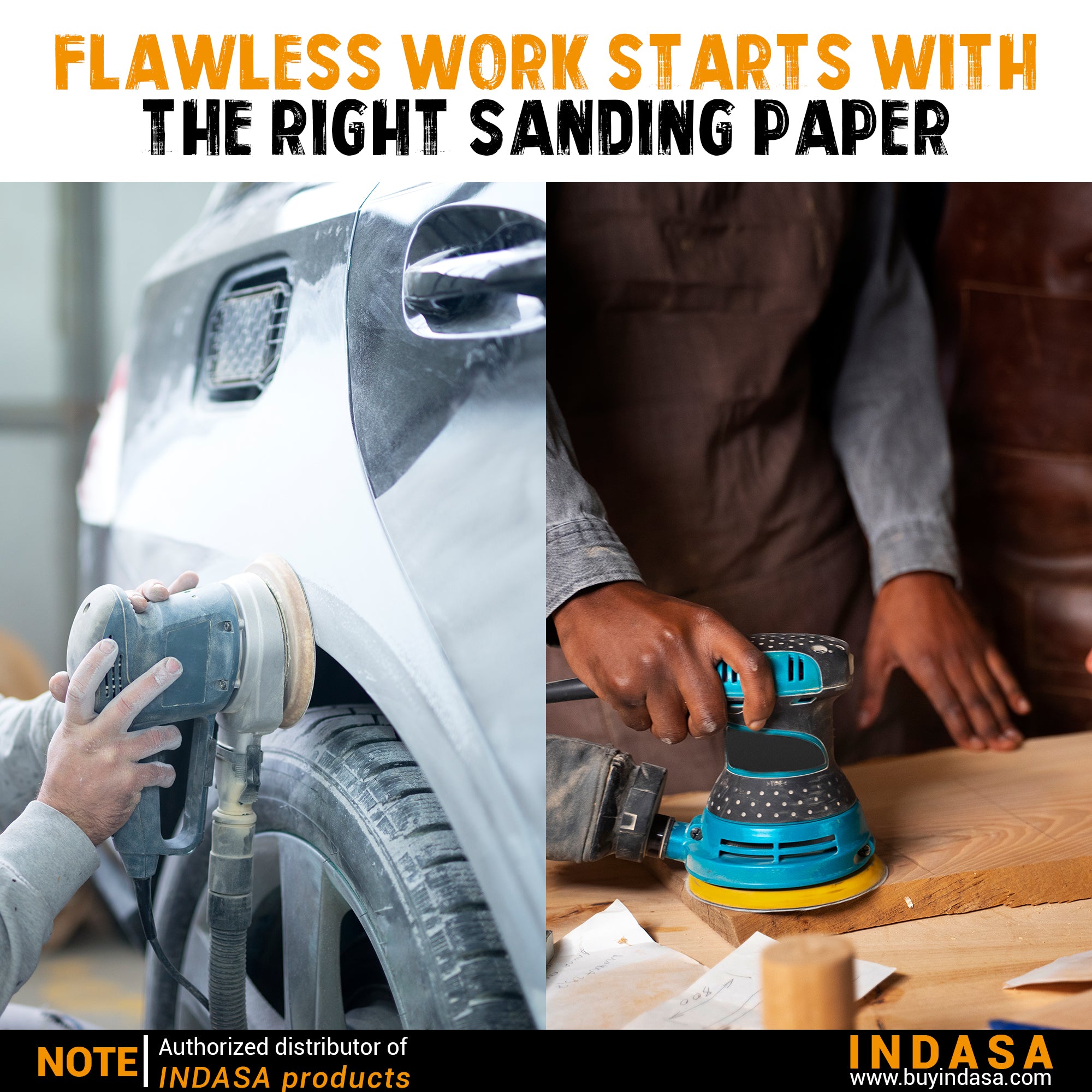 Buy Indasa 5" Plus Line Rhynostick PSA Solid Sanding Discs, (1050 Series)