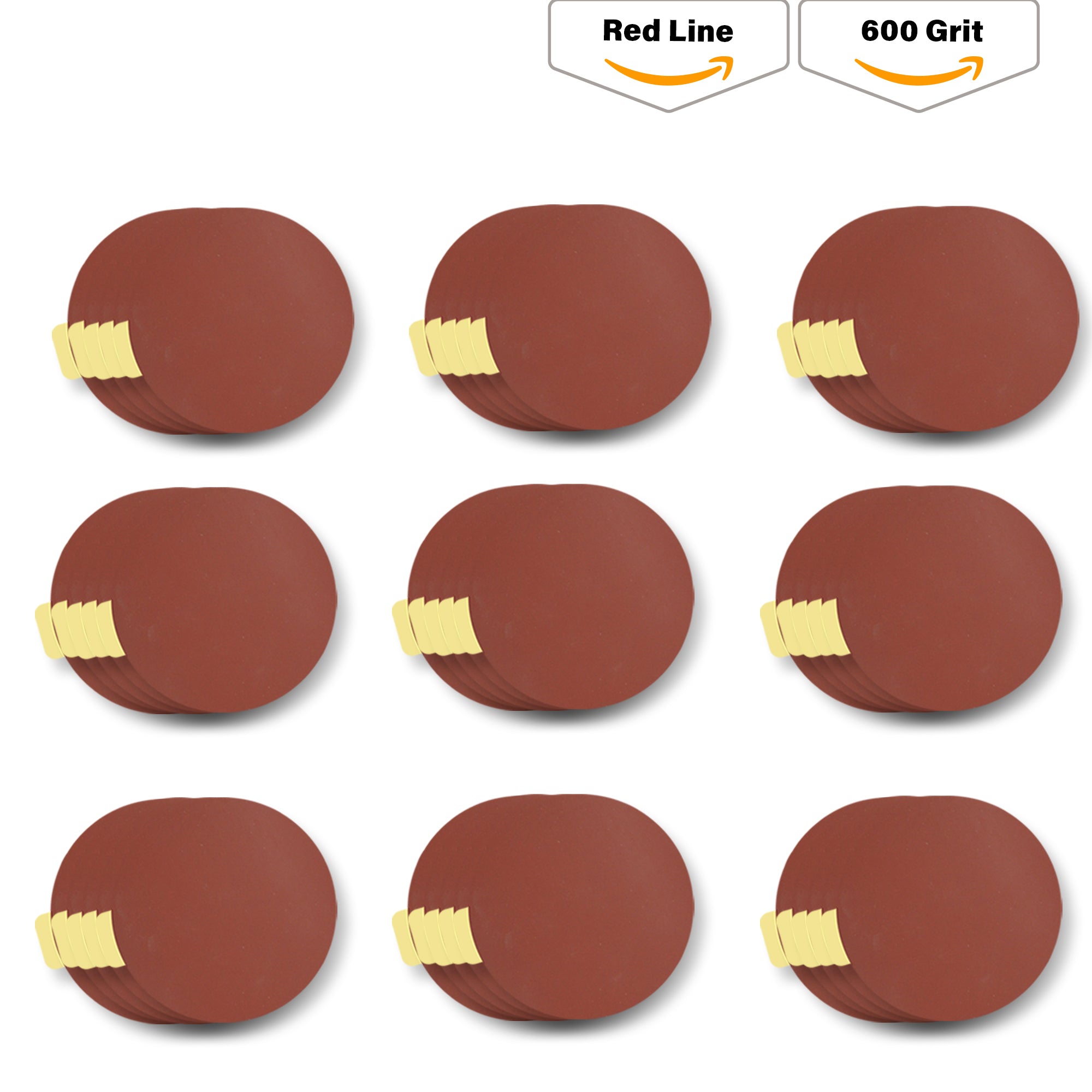 Buy Indasa 5" Rhynostick Redline PSA Solid Sanding Disc, 500 Series 600