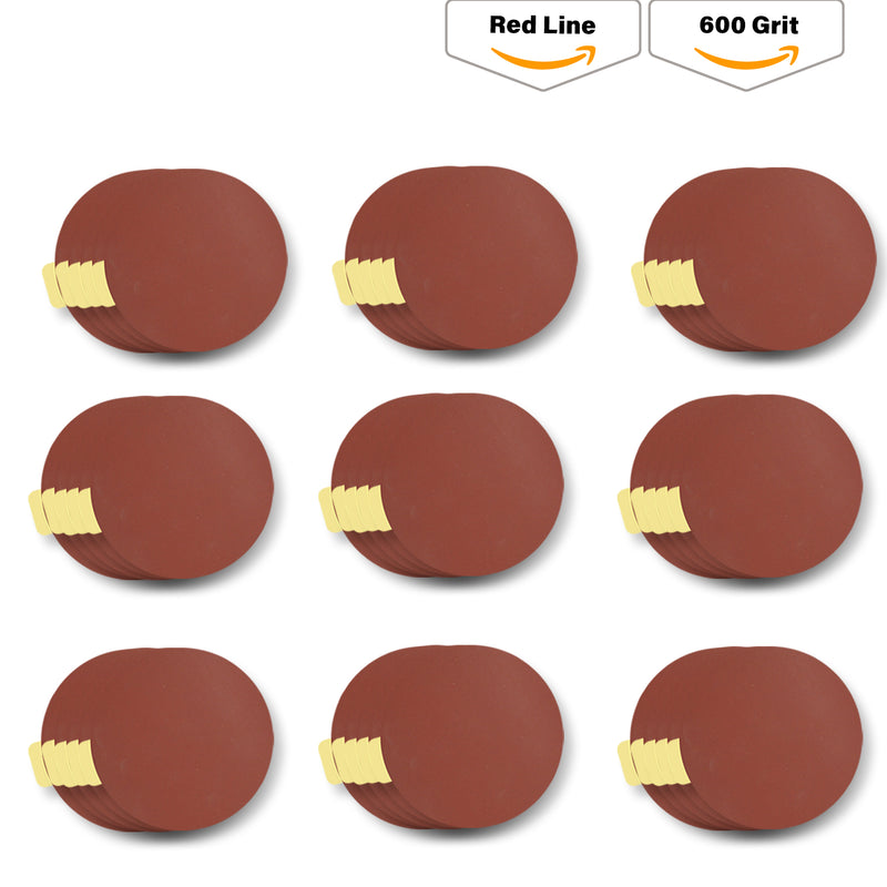 Buy Indasa 5" Rhynostick Redline PSA Solid Sanding Disc, 500 Series 600