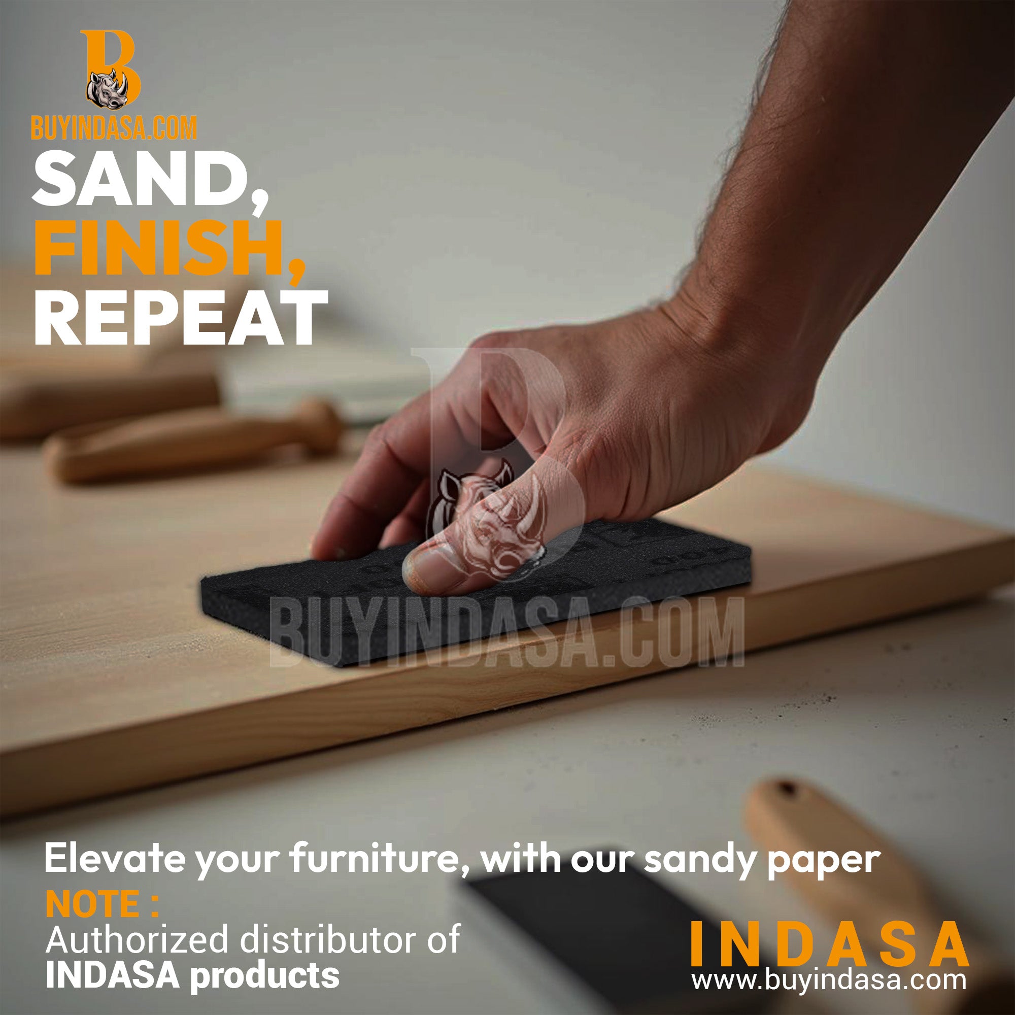 Buy Indasa Rhynosoft Foam Sanding Pads, 3600P Series