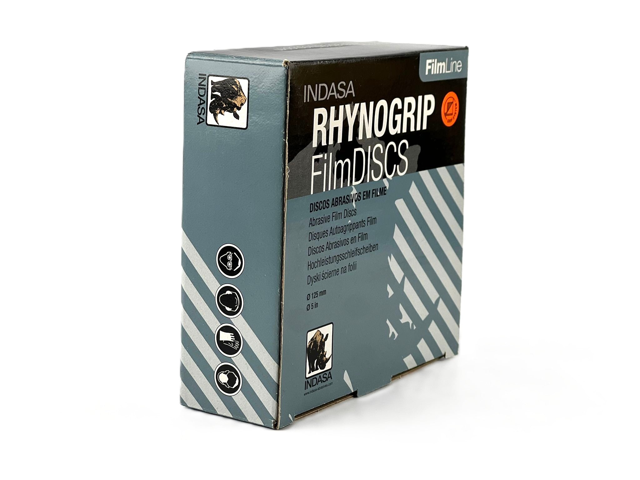 Buy Indasa 5" FilmLine Rhynogrip Solid Sanding Discs, 7500F Series