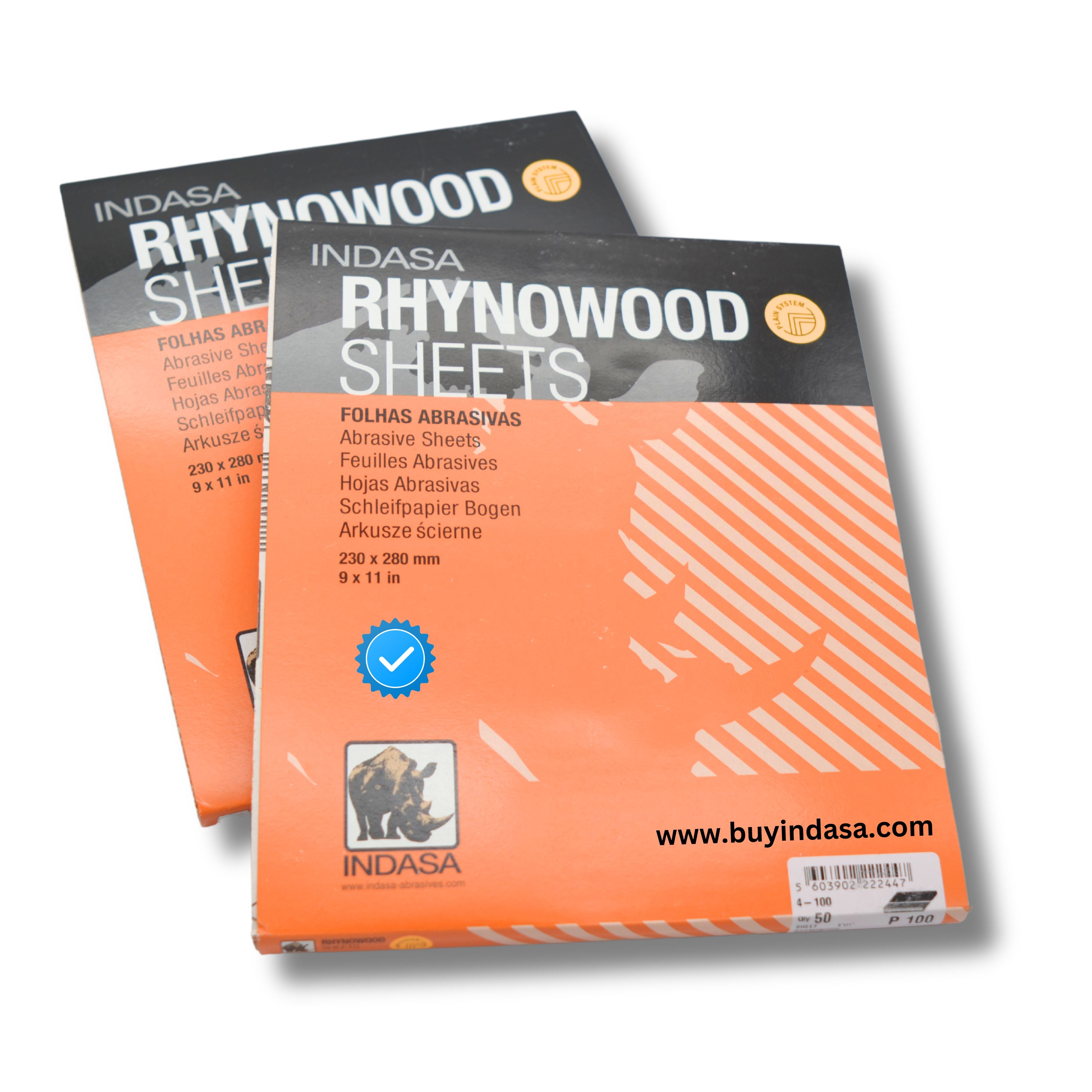 Buy Indasa Rhynowood Dry Sanding Sheet, 4 Series