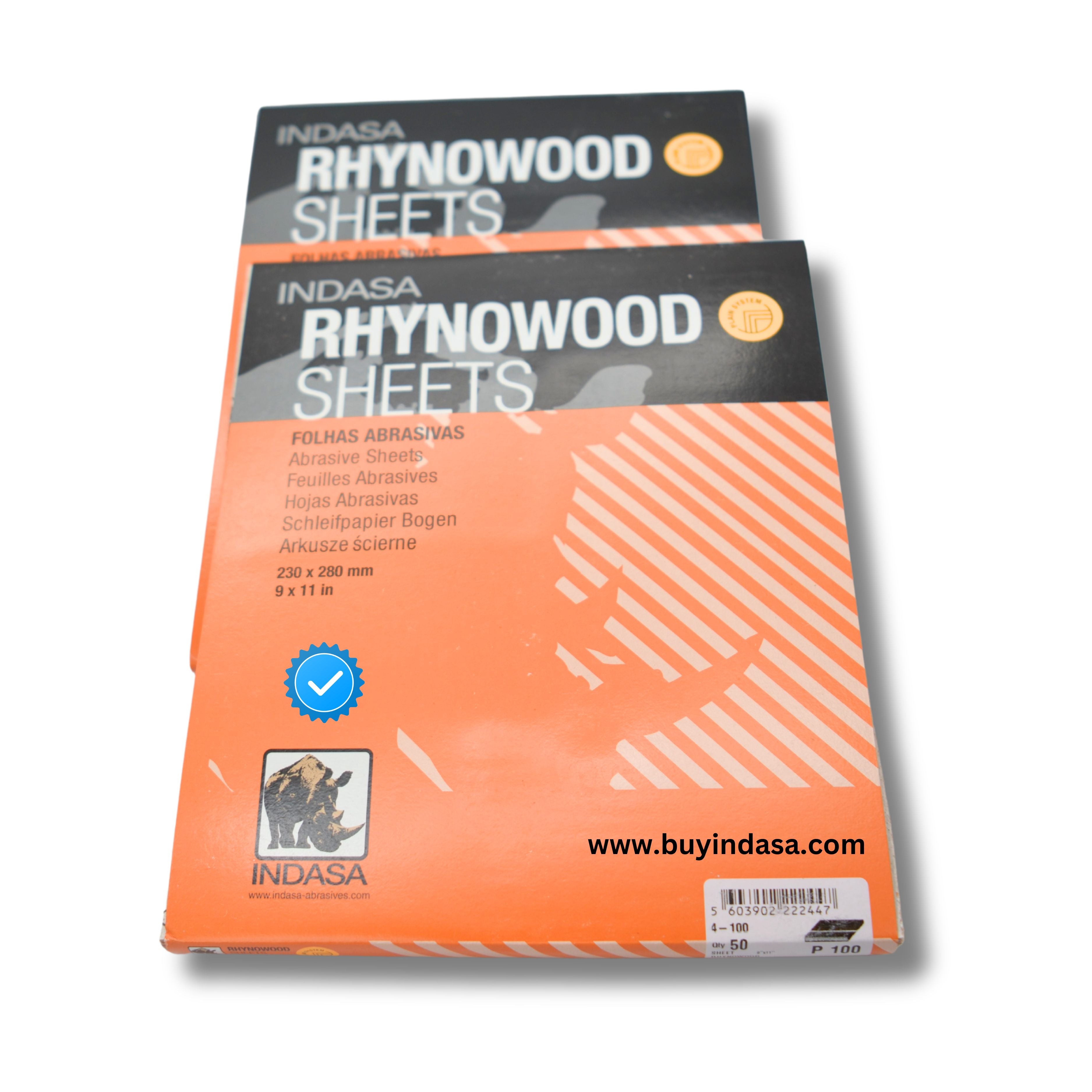 Buy Indasa Rhynowood Dry Sanding Sheet, 4 Series