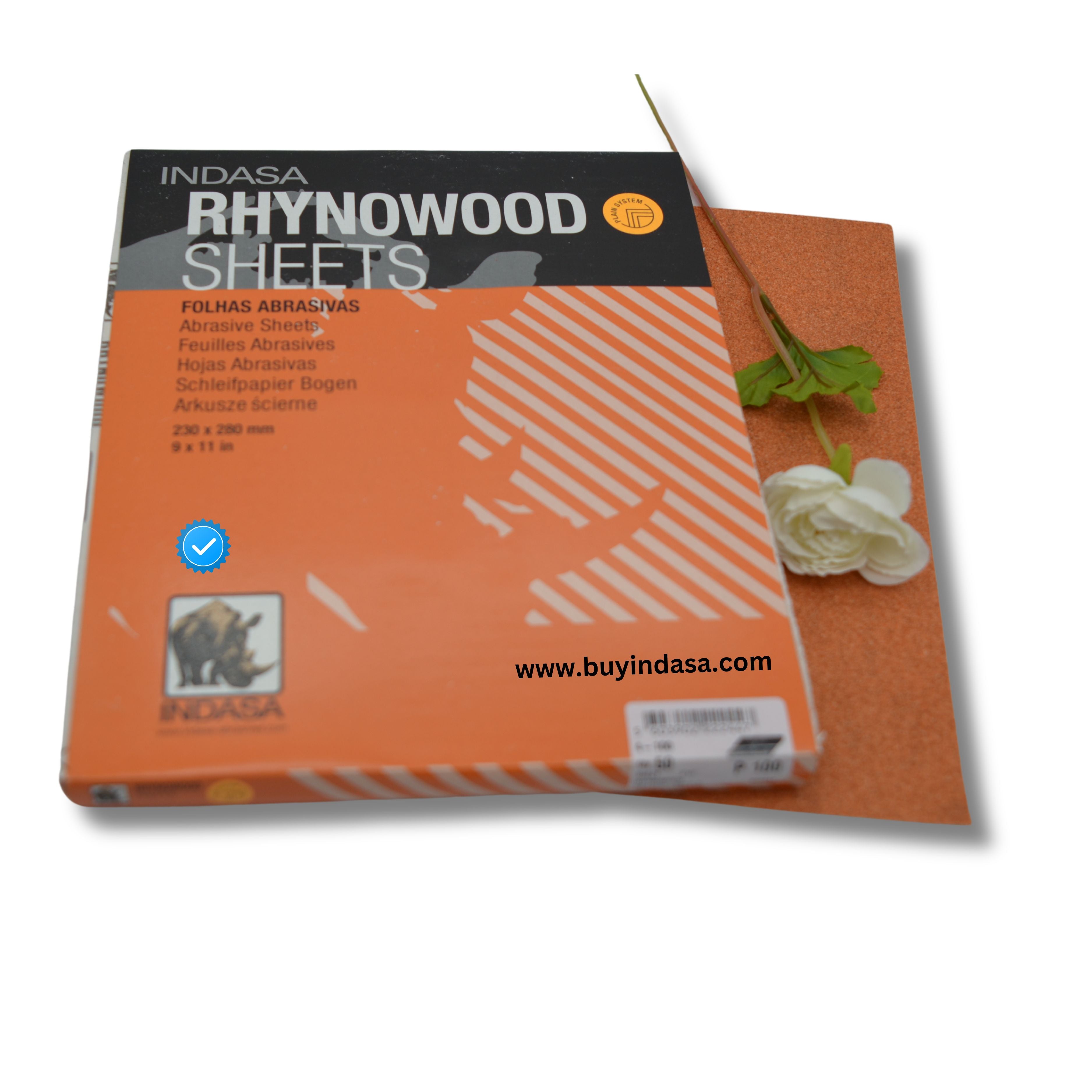Buy Indasa Rhynowood Dry Sanding Sheet, 4 Series 9" x 11"