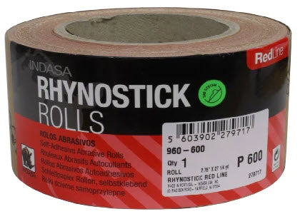 Buy Indasa 2.75" Rhynostick Redline PSA Sanding Rolls, 960 Series 36 Aluminum Oxide