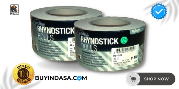 Buy Indasa 2.75" Rhynostick Whiteline PSA Sanding Rolls, 96 Series