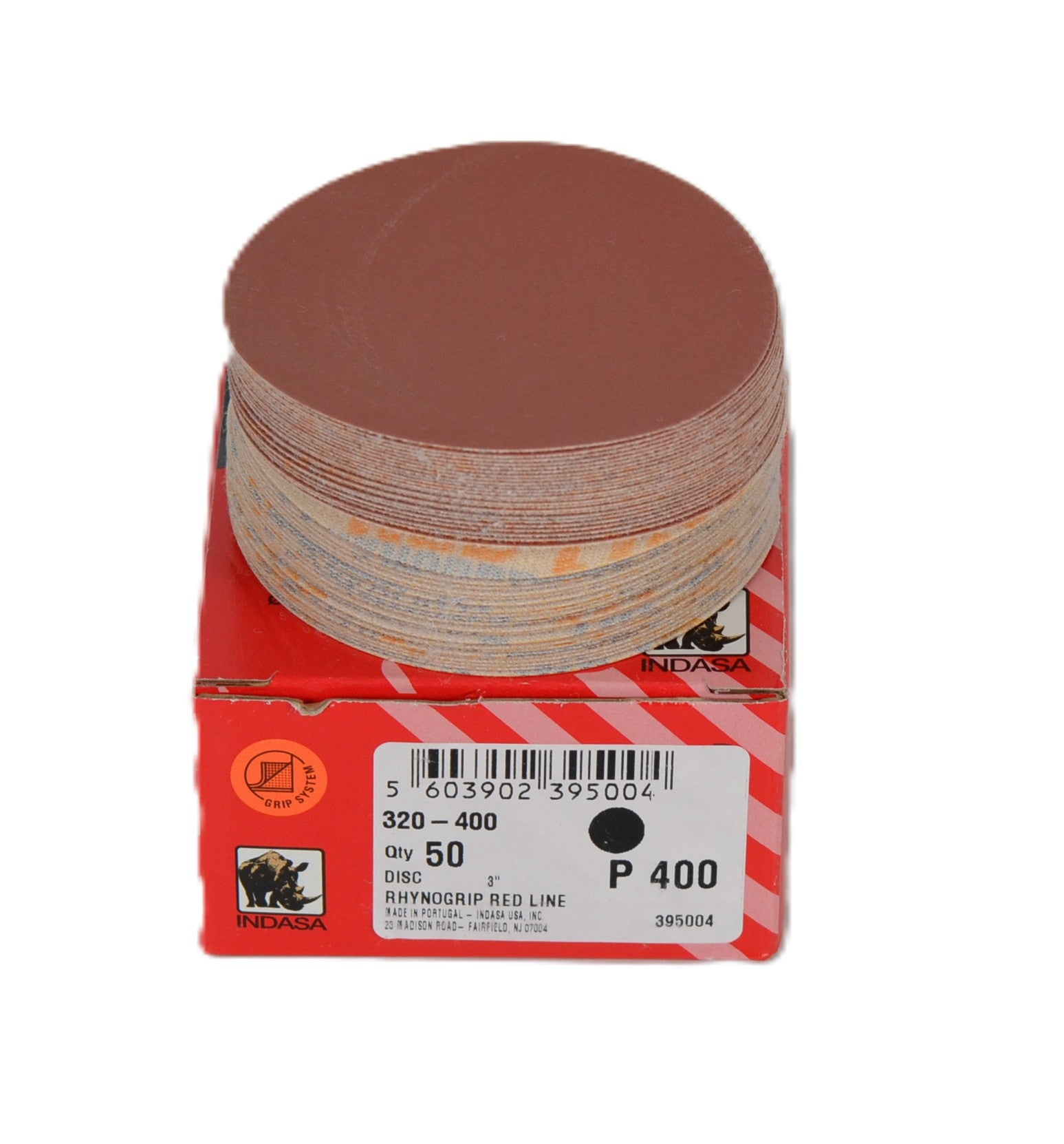 Buy Indasa 3" Rhynogrip Redline Solid Sanding Discs, 320 Series