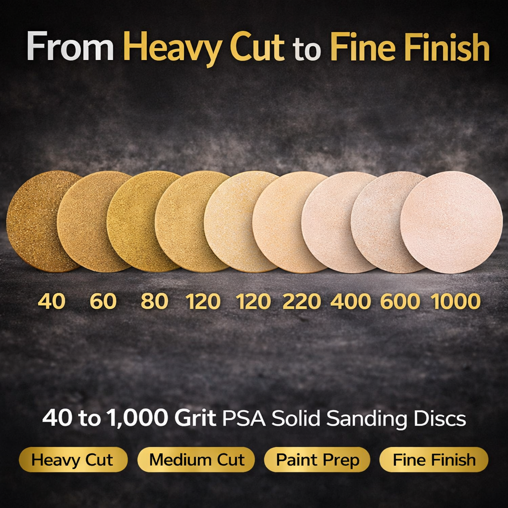 Buy Indasa 6" Rhynostick Plusline PSA Solid Sanding Discs, 1060 Series