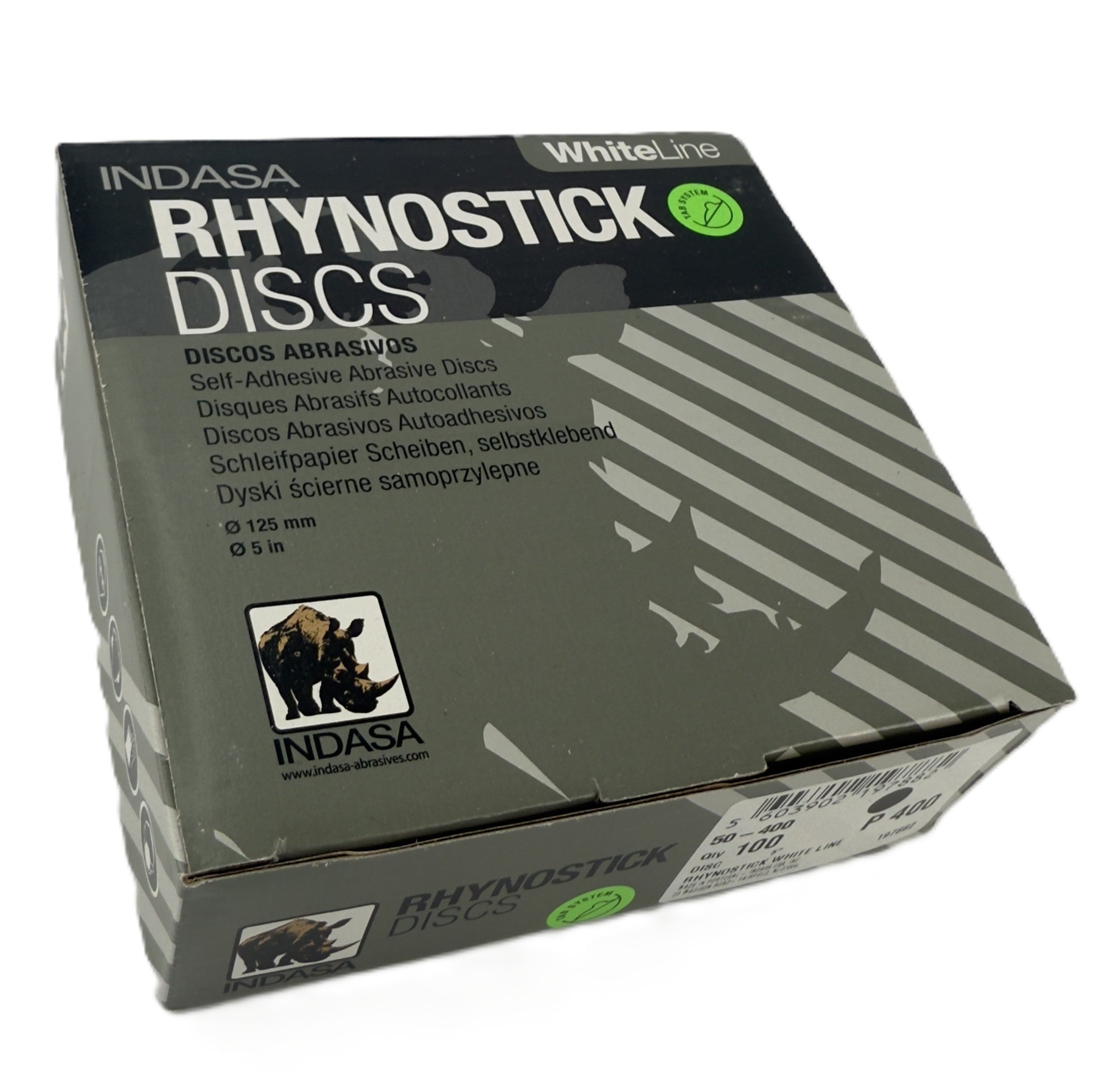 Buy Indasa 5" Rhynostick White Line PSA Sanding Discs, 50 Series