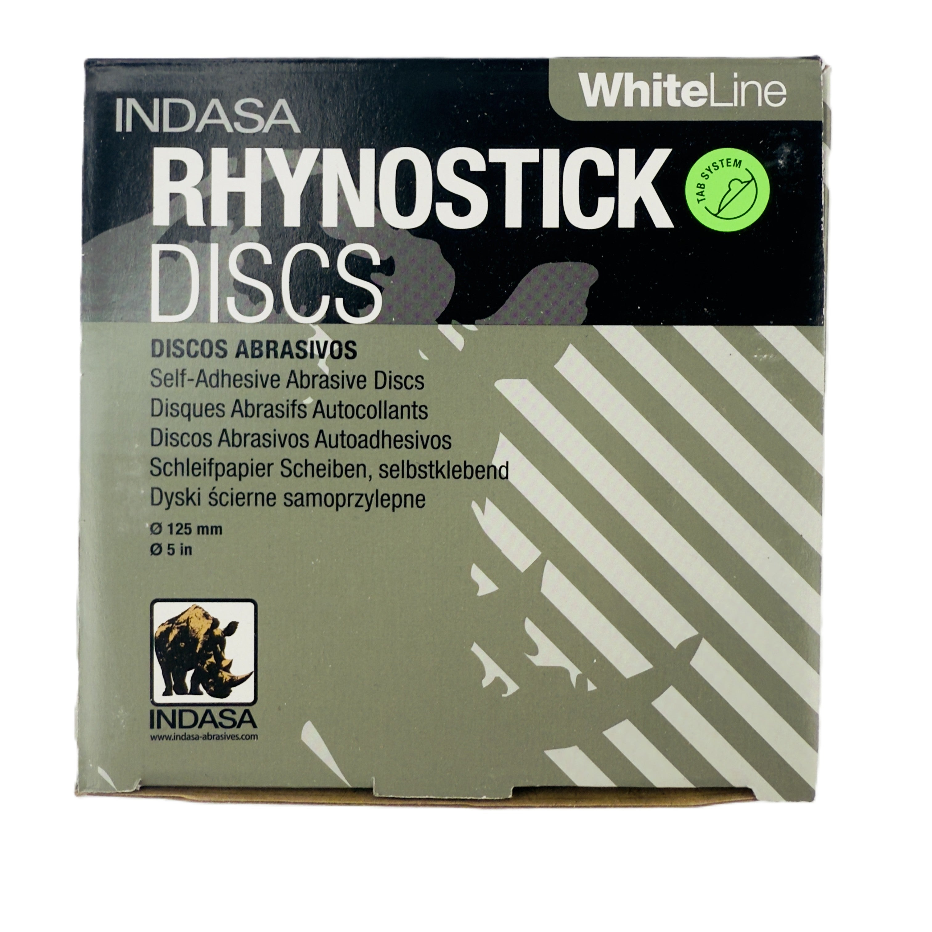 Buy Indasa 5" Rhynostick White Line PSA Sanding Discs, 50 Series