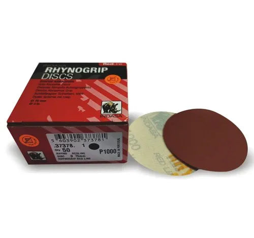 Buy Indasa 3" Rhynogrip Redline Solid Sanding Discs, 320 Series