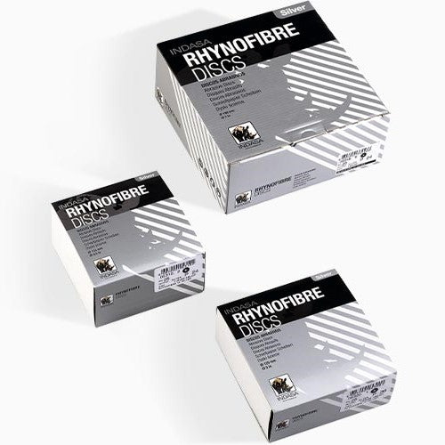 Buy Indasa 4.5" Rhynofibre "A" Silver Resin Fiber Grinding Discs, 4500 Series